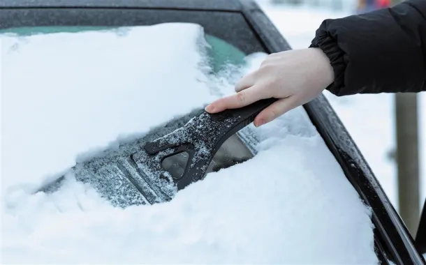  3-in-1 ice scraper Black