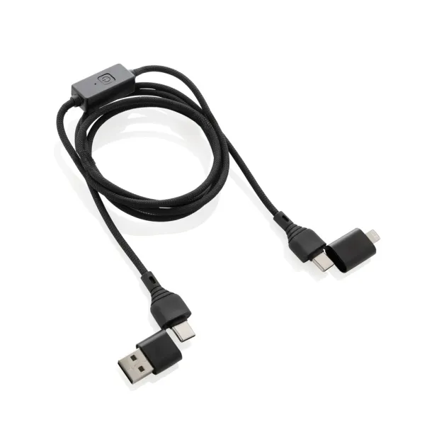 Datalock RCS recycled 60W hacking protection cable - XD Collection Black 