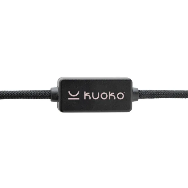 Datalock RCS recycled 60W hacking protection cable - XD Collection Black 