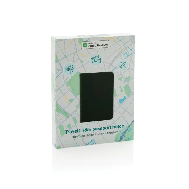 Trackmate etui za putovnicu s tehnologijom praćenja u cijelom svijetu od RCS rpoliestera - XD Collection Crna 