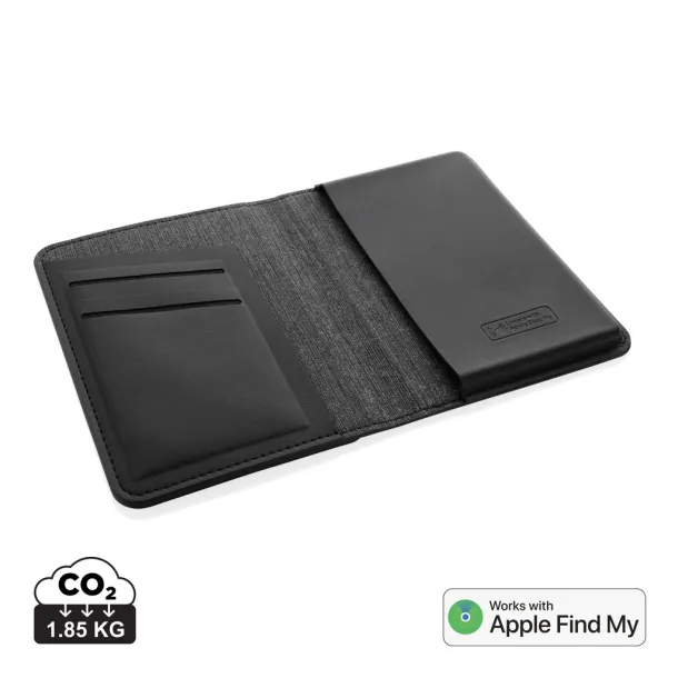 Trackmate etui za putovnicu s tehnologijom praćenja u cijelom svijetu od RCS rpoliestera - XD Collection Crna 