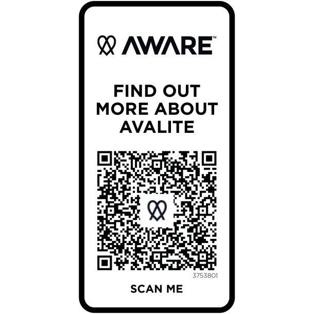 Avalite unisex Aware™ reciklirana kratka majica - Elevate NXT Bijela