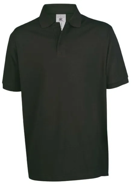 B&C HEAVYMILL polo majica, 230 g/m2 - B&C Crna