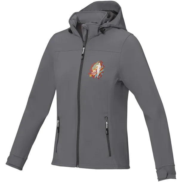 Langley softshell ladies jacket - Elevate Life Steel grey