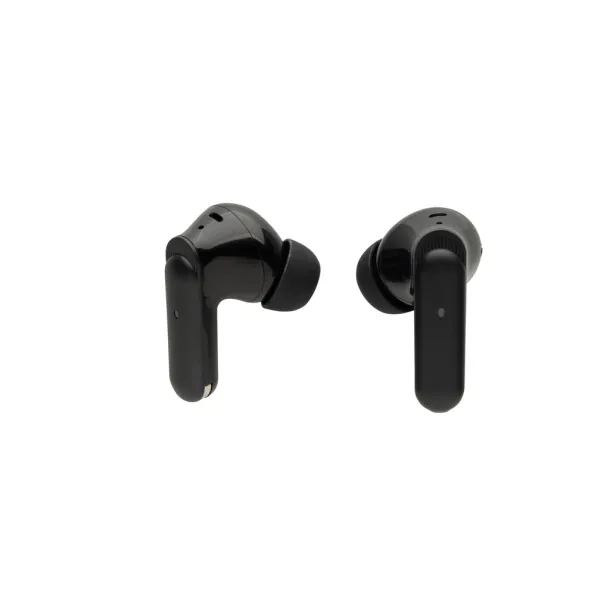 Airtune RCS recycled plastic ANC earbuds with touch screen - XD Collection Black 