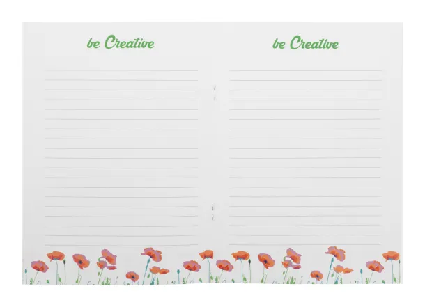 CreaNote Plus A5 Seed custom seed paper notebook White