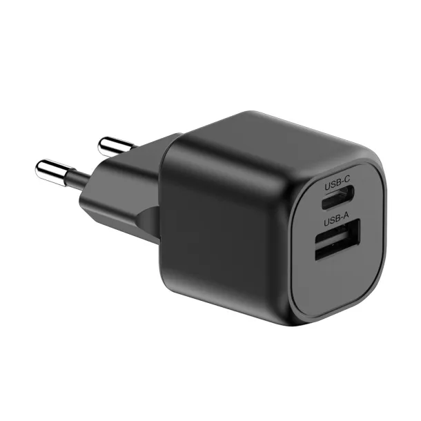 Urban Vitamin Monterey RCS recycled plastic 20W GAN charger - Urban Vitamin Black 