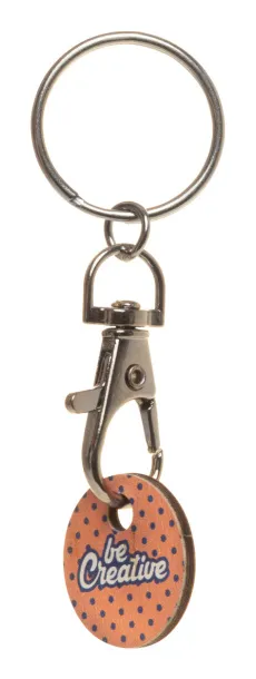 ColoShop Eco trolley coin keyring Natural