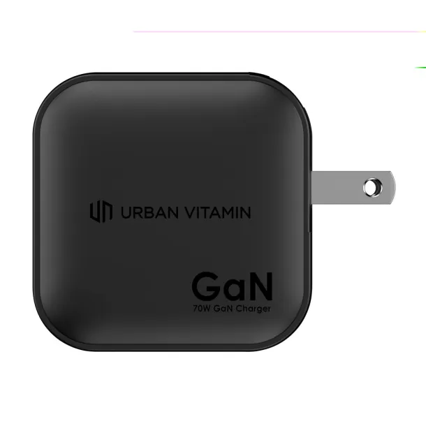 Urban Vitamin Santa Cruz GAN punjač 70W od RCS rplastike - Urban Vitamin Crna 