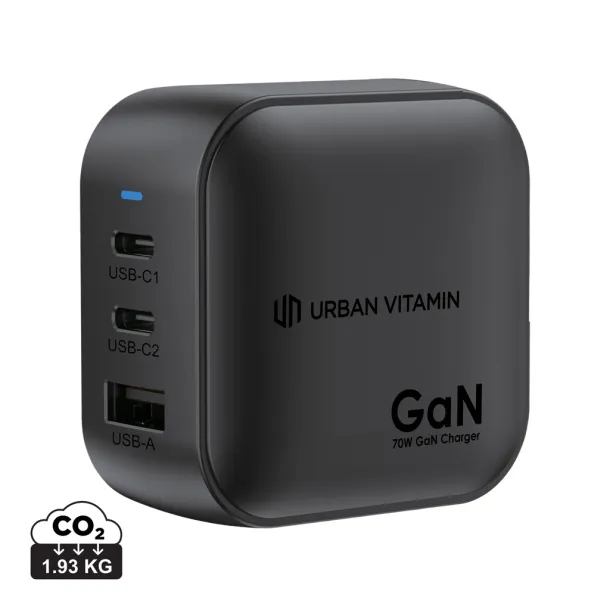 Urban Vitamin Santa Cruz GAN punjač 70W od RCS rplastike - Urban Vitamin Crna 