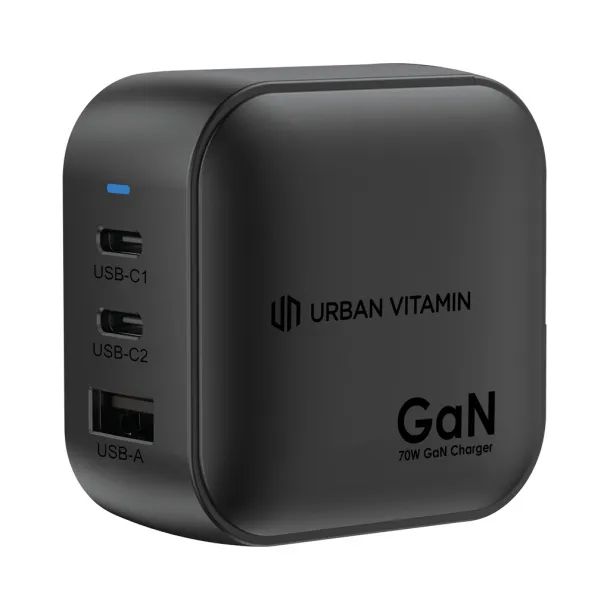 Urban Vitamin Santa Cruz GAN punjač 70W od RCS rplastike - Urban Vitamin Crna 