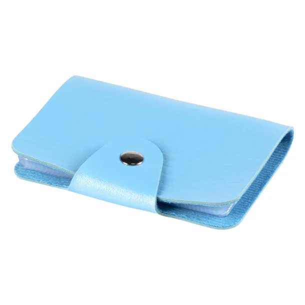 CHECK card holder Light blue