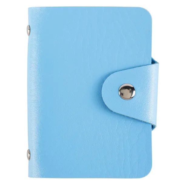 CHECK card holder Light blue