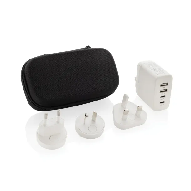 TravelCharge Pro putni punjač s USB C priključkom od RCS rplastike - XD Collection Bijela Crna