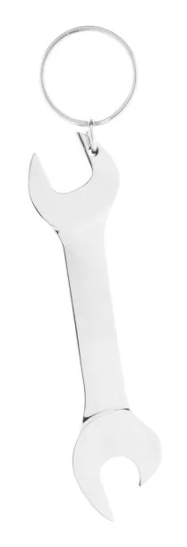 Fasten bottle opener keyring Silver