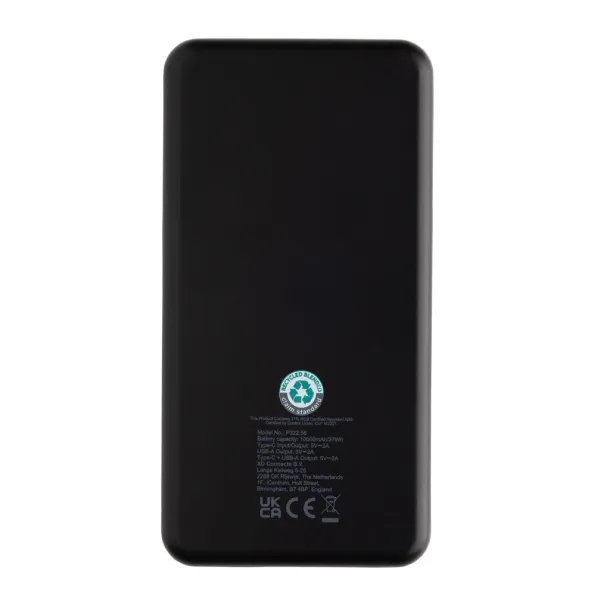 Boostcore RCS recycled plastic powerbank 10.000mAh USB C - XD Collection Black 