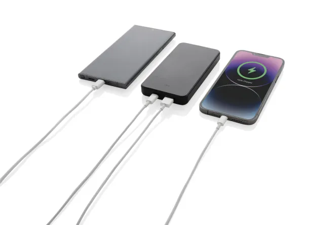 Boostcore RCS recycled plastic powerbank 10.000mAh USB C - XD Collection Black 