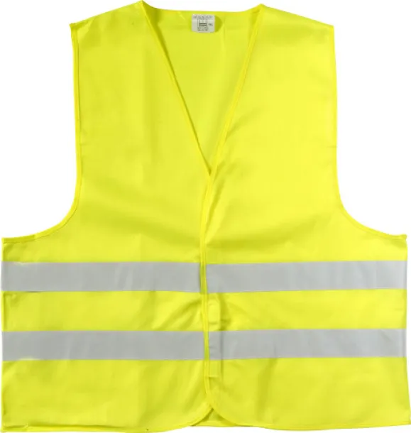 Arturo Polyester (150D) safety jacket  Žuta