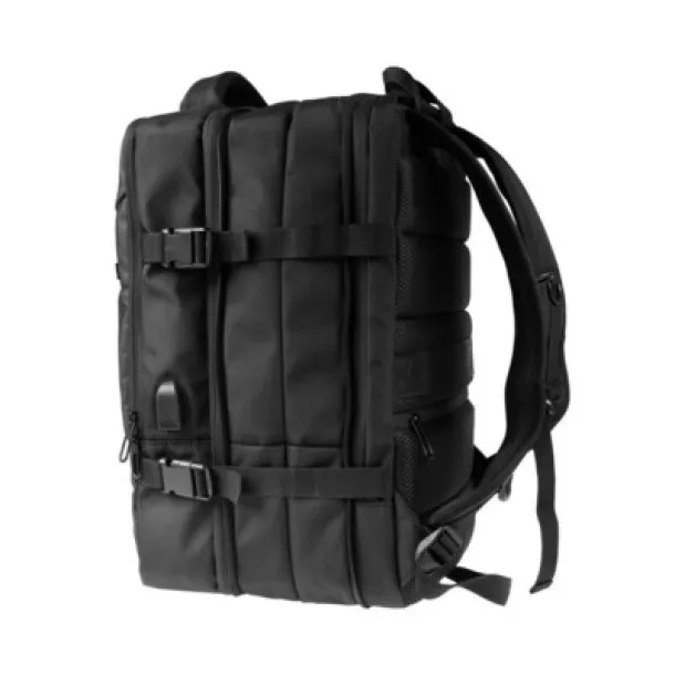 Aicha Exclusive Collection proširivi ruksak Crna