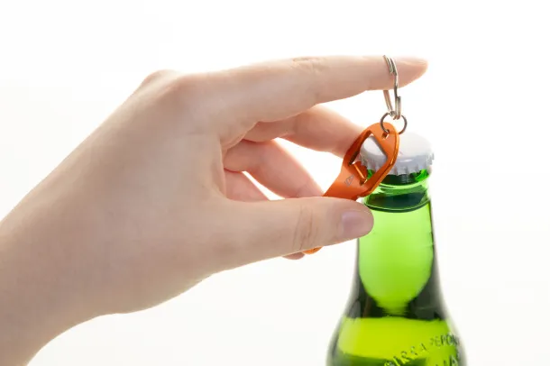 Biropi bottle opener keyring Orange
