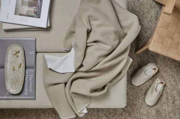 VINGA Moulton RCS RPET papuče S/M - Vinga beige 15-1305 TPG