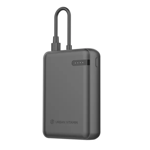 Urban Vitamin Fullerton prijenosna baterija od 10.000 mAh PD 20W s RCS certifikatom - Urban Vitamin Crna 