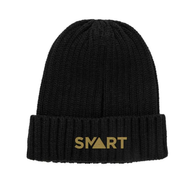 Kennedi AWARE™ Polylana® beanie with large rib - XD Collection Black 