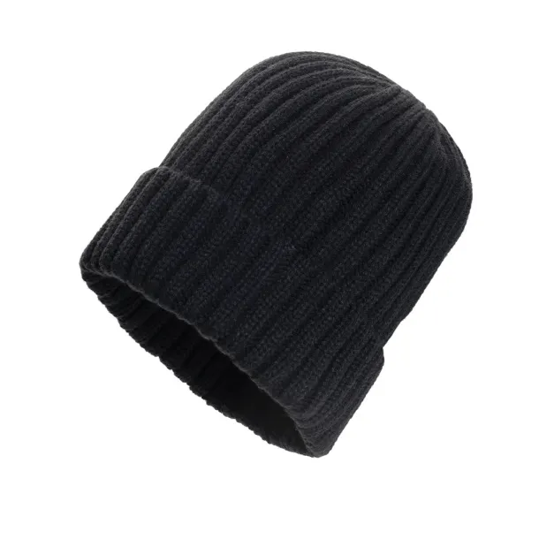 Kennedi AWARE™ Polylana® beanie with large rib - XD Collection Black 