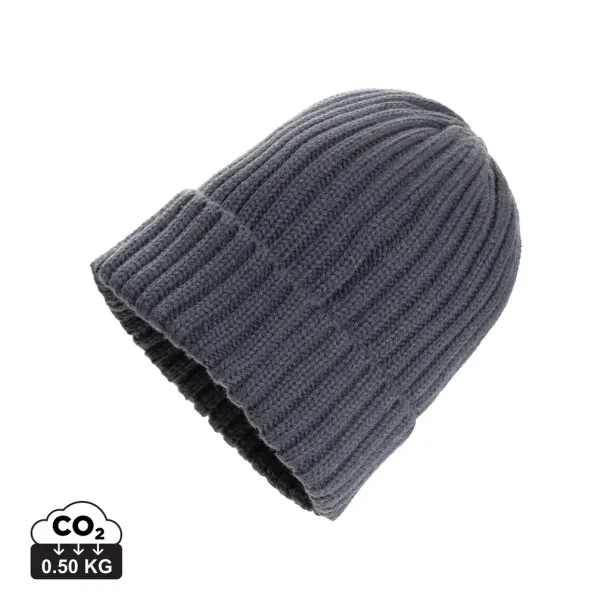 Kennedi AWARE™ Polylana® beanie with large rib - XD Collection Anthracite 