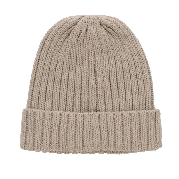Kennedi AWARE™ Polylana® beanie with large rib - XD Collection brown 