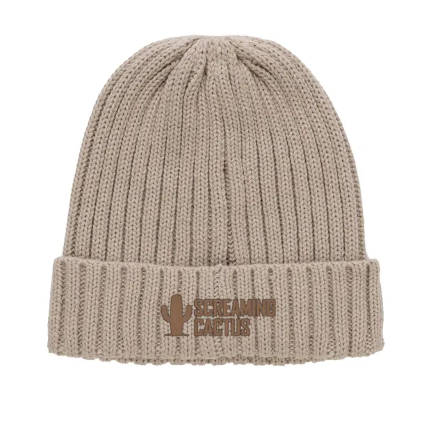 Kennedi AWARE™ Polylana® beanie with large rib - XD Collection brown 