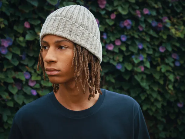 Kennedi AWARE™ Polylana® beanie with large rib - XD Collection brown 