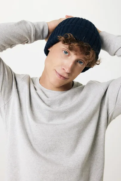 Kennedi AWARE™ Polylana® beanie with large rib - XD Collection blue 