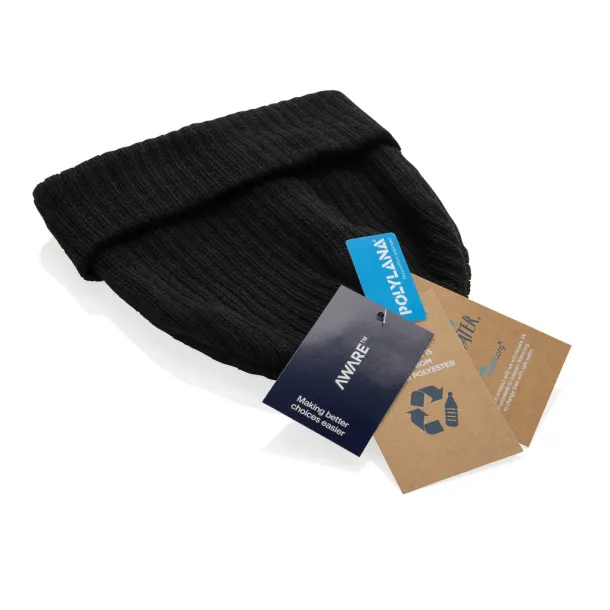 Pryor AWARE™ Polylana® beanie with cuff - XD Collection Black 