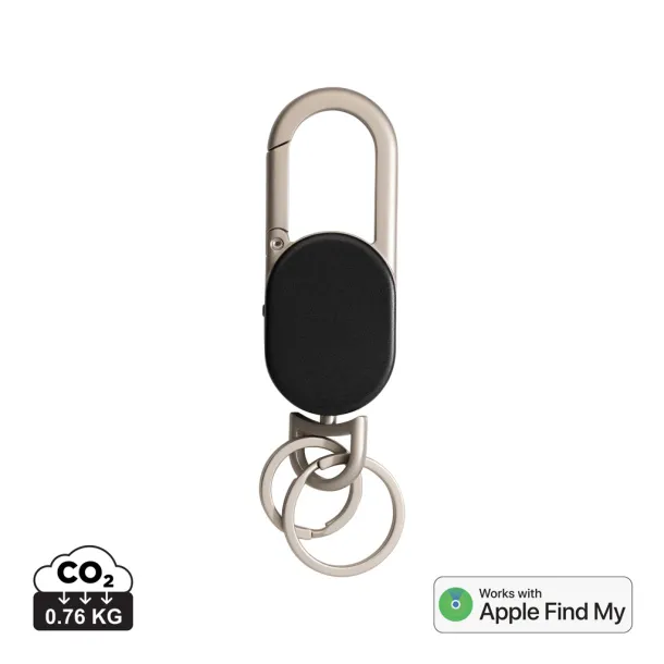 Keyfinder privjesak za traženje ključeva s lociranjem širom svijeta i USB C - XD Collection Crna Siva