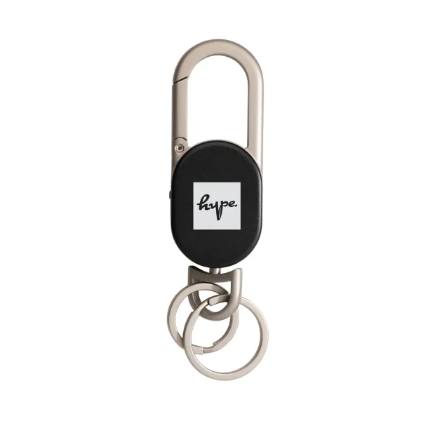 Keyfinder privjesak za traženje ključeva s lociranjem širom svijeta i USB C - XD Collection Crna Siva