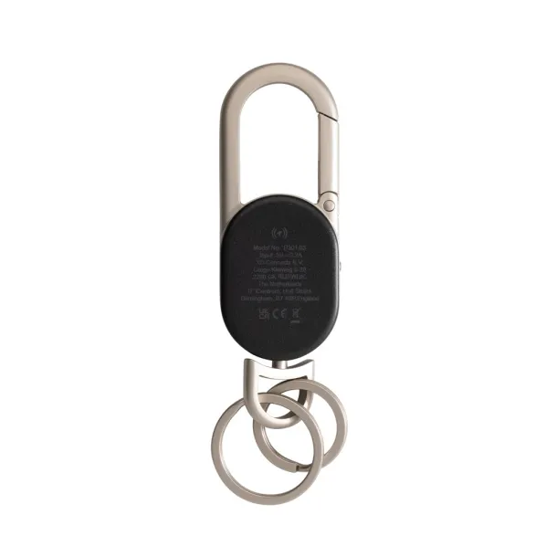 Keyfinder privjesak za traženje ključeva s lociranjem širom svijeta i USB C - XD Collection Crna Siva