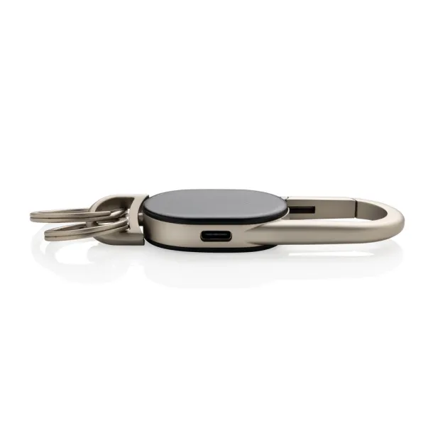 Keyfinder privjesak za traženje ključeva s lociranjem širom svijeta i USB C - XD Collection Crna Siva