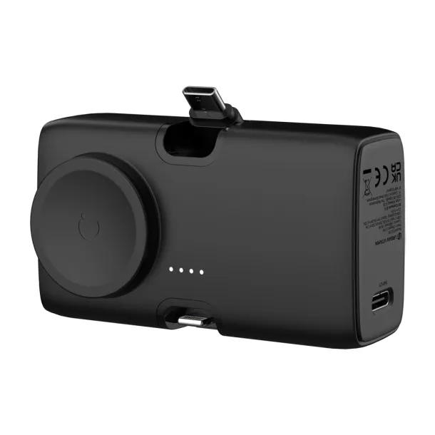 Urban Vitamin San Diego prijenosna baterija od RCS rplastike - 20 W, 5 000 mAh - Urban Vitamin Crna