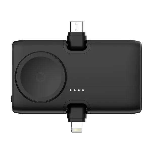 Urban Vitamin San Diego prijenosna baterija od RCS rplastike - 20 W, 5 000 mAh - Urban Vitamin Crna