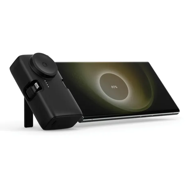 Urban Vitamin San Diego prijenosna baterija od RCS rplastike - 20 W, 5 000 mAh - Urban Vitamin Crna
