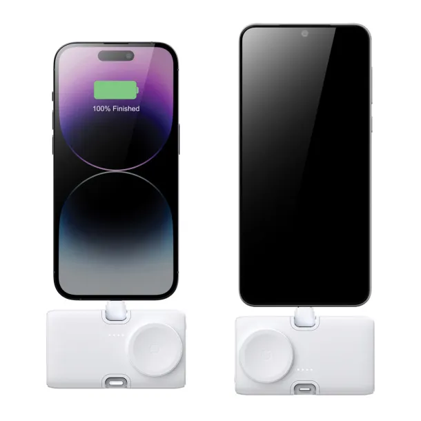 Urban Vitamin San Diego prijenosna baterija od RCS rplastike - 20 W, 5 000 mAh - Urban Vitamin Bijela