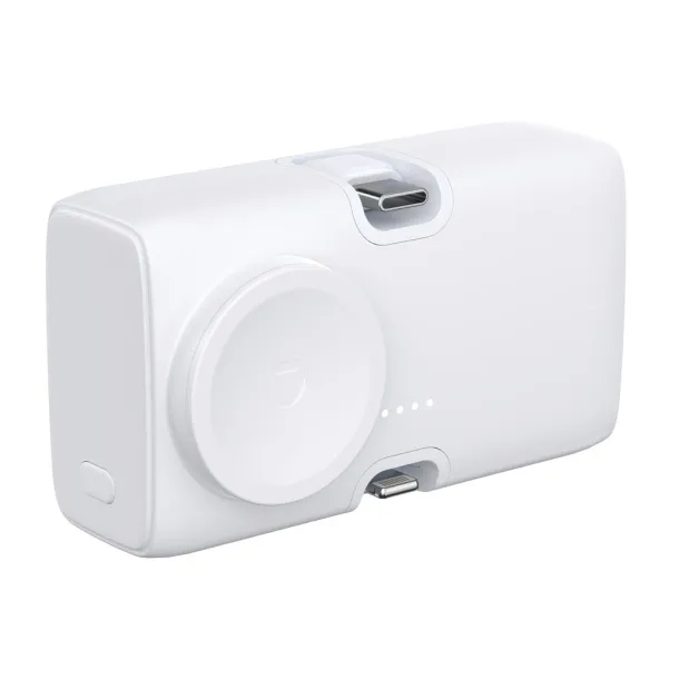 Urban Vitamin San Diego prijenosna baterija od RCS rplastike - 20 W, 5 000 mAh - Urban Vitamin Bijela
