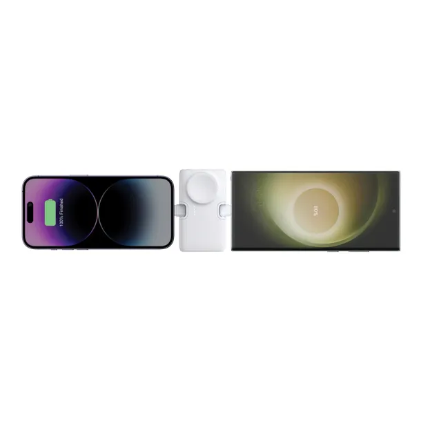 Urban Vitamin San Diego prijenosna baterija od RCS rplastike - 20 W, 5 000 mAh - Urban Vitamin Bijela