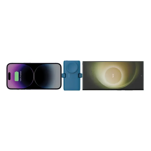 Urban Vitamin San Diego prijenosna baterija od RCS rplastike - 20 W, 5 000 mAh - Urban Vitamin Plava