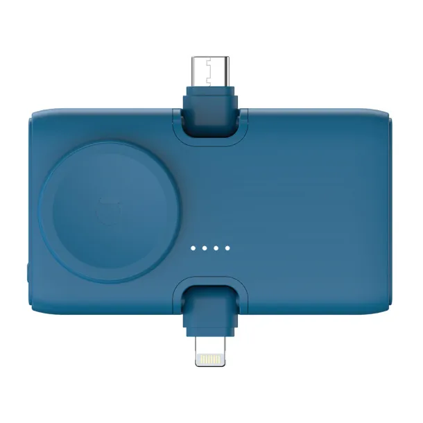 Urban Vitamin San Diego prijenosna baterija od RCS rplastike - 20 W, 5 000 mAh - Urban Vitamin Plava