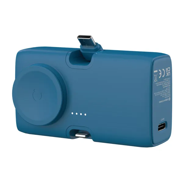Urban Vitamin San Diego prijenosna baterija od RCS rplastike - 20 W, 5 000 mAh - Urban Vitamin Plava