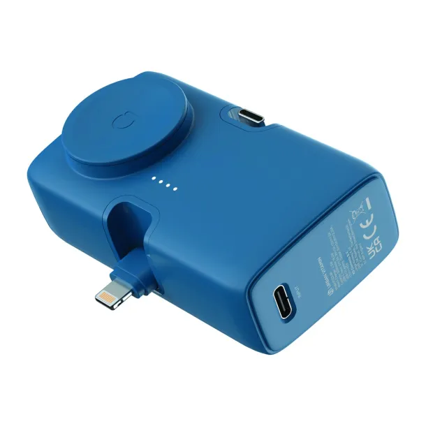Urban Vitamin San Diego prijenosna baterija od RCS rplastike - 20 W, 5 000 mAh - Urban Vitamin Plava