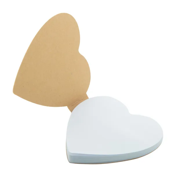 CreaStick Heart Eco personalizirane ljepljive bilješke Prirodna