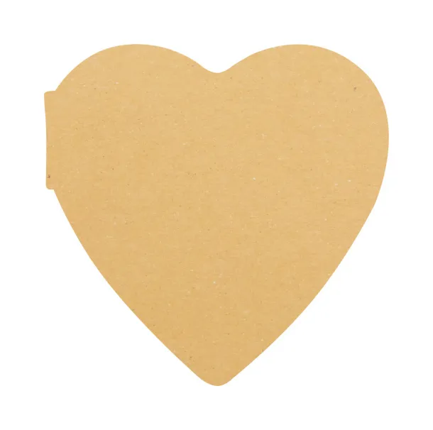 CreaStick Heart Eco personalizirane ljepljive bilješke Prirodna
